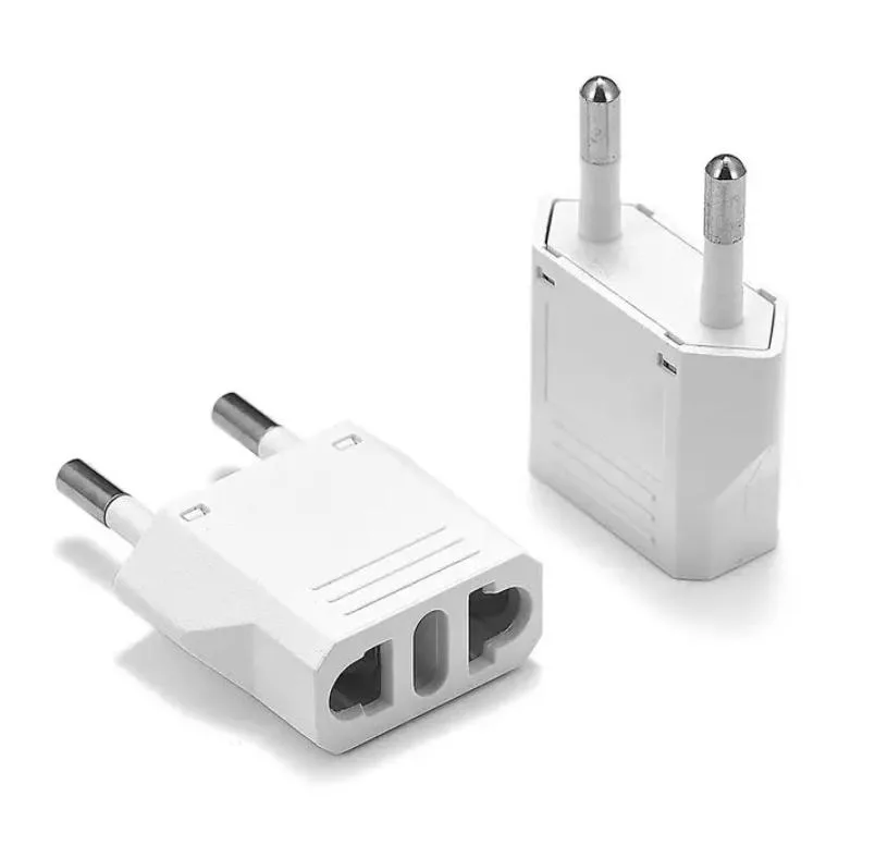 TeKit TeKit 5 Pack US to EU Travel Plug Adapter 4.8mm Black — product photo
