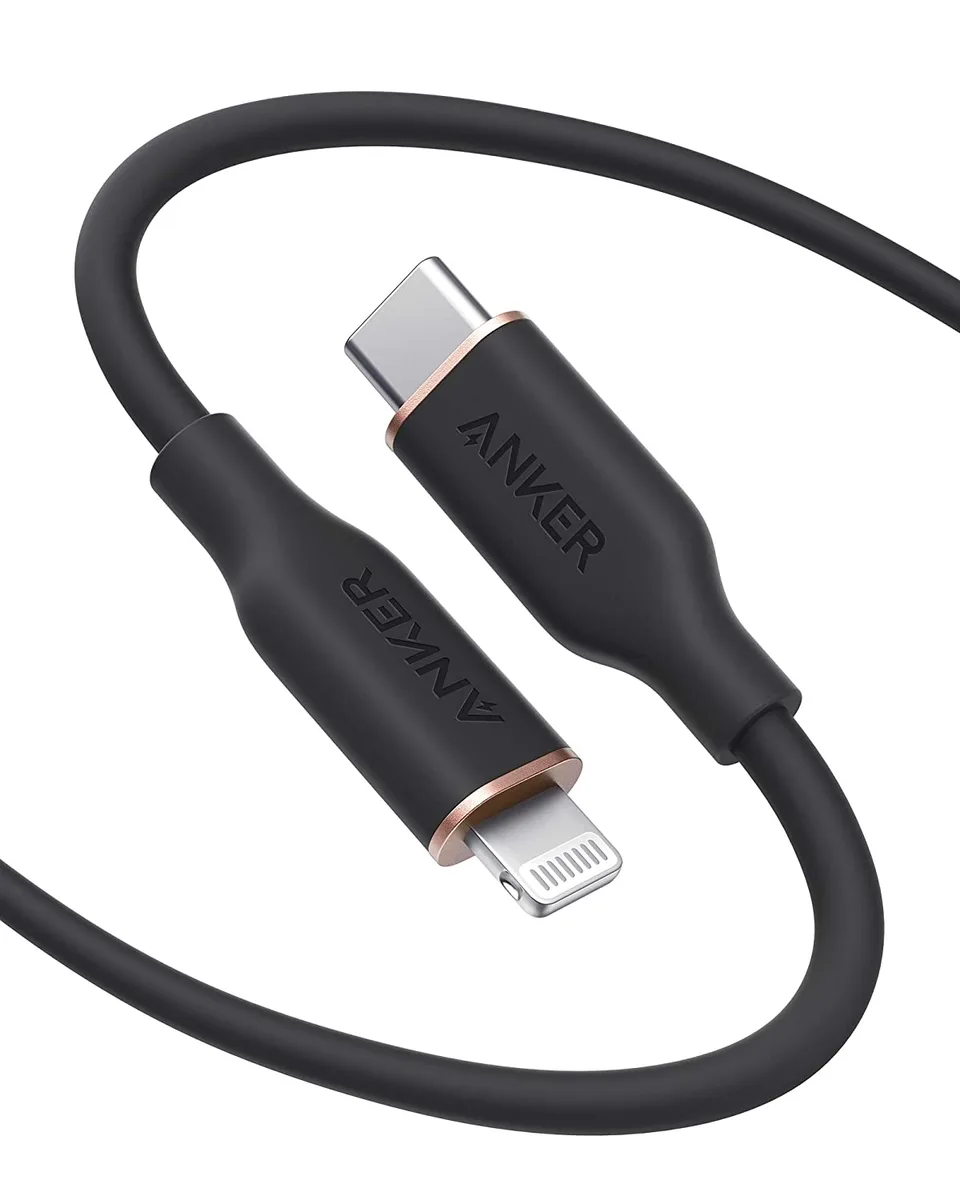 Anker Anker Powerline III Flow USB-C to Lightning Cable 6 ft Midnight Black — product photo