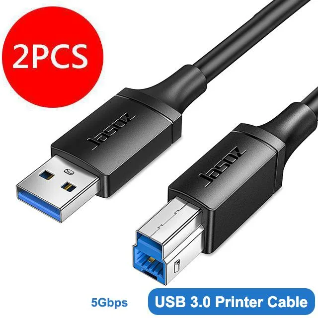 AUBEAMTO AUBEAMTO D113 USB 3.0 Printer Cable 2-Pack 3FT — product photo