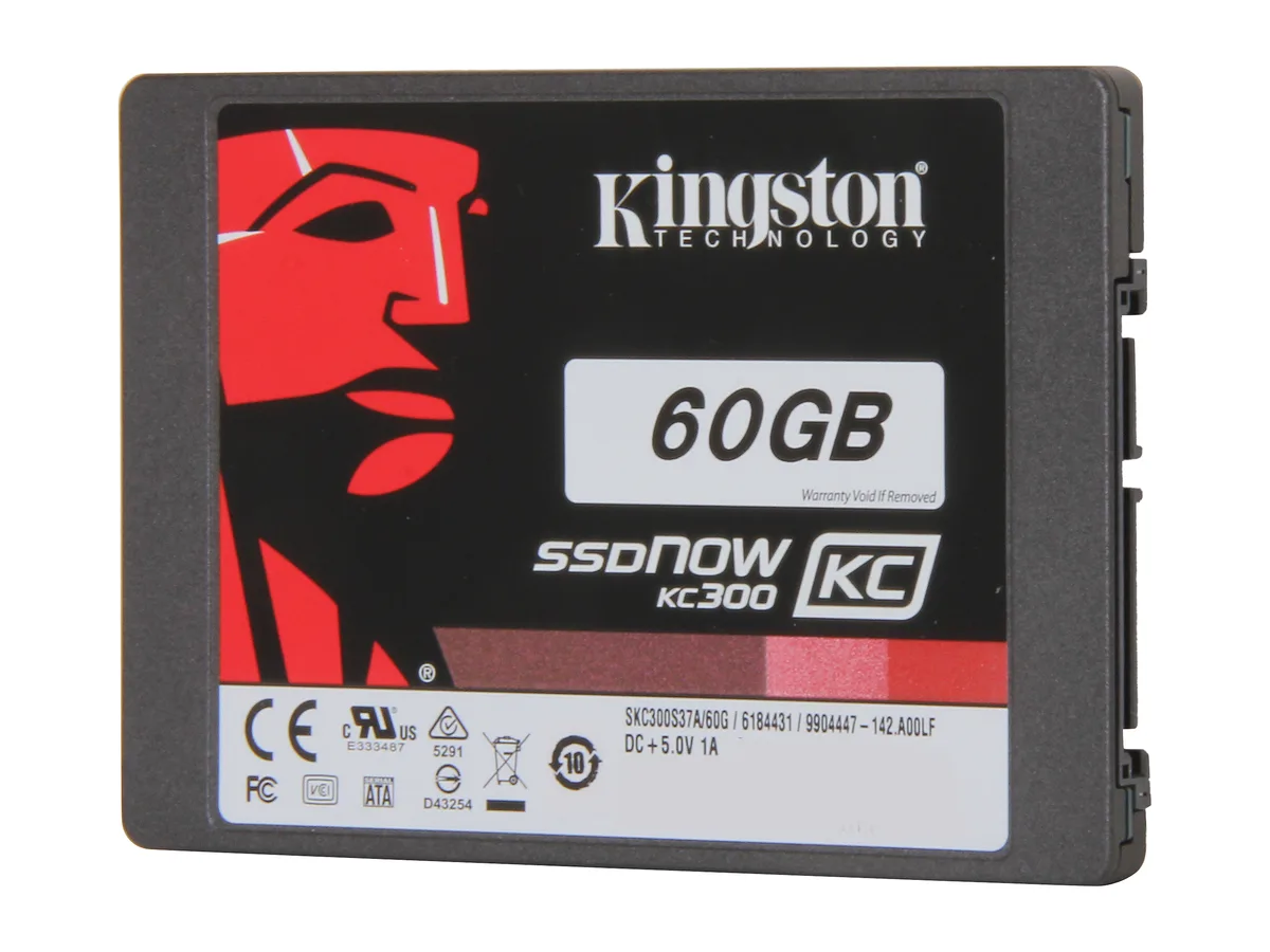 Kingston Technology Corp. Kingston Technology Corp. SKC300S37A/60G 2.5" 60GB SATA enterprise SSD — product photo