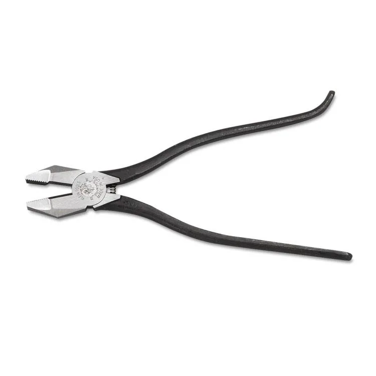 Klein Tools iron work pliers 9 inch steel square nose spring return