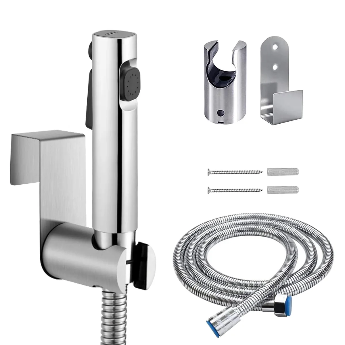  t-42 Bath Faucet Black Single Hole Sprayer 1.5m Hose — product photo