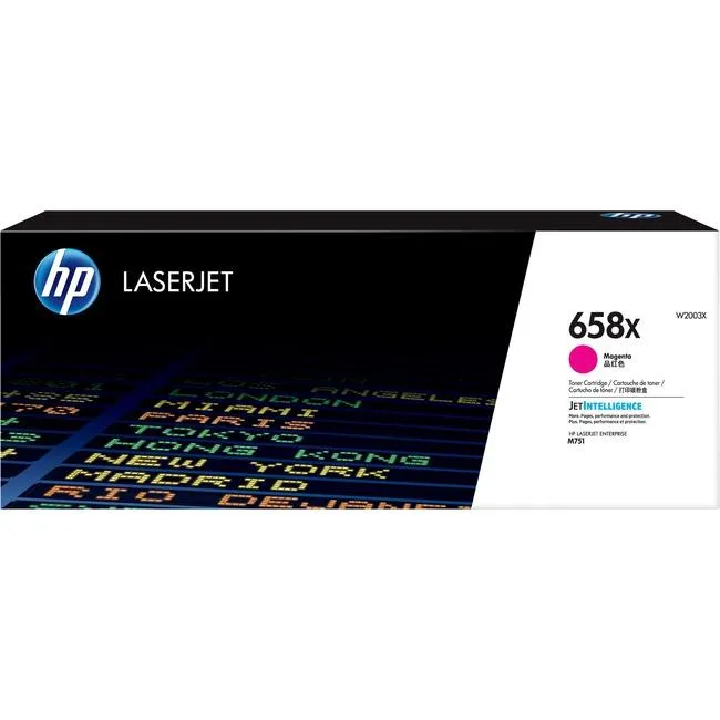 HP HP 658X W2003X Magenta Toner Cartridge High Yield 28000 Pages — product photo