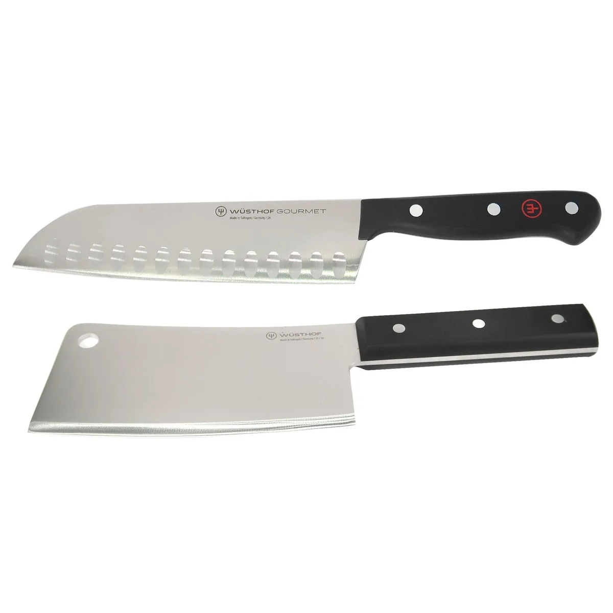 Wusthof Wusthof Classic 6" Cleaver &amp; Gourmet 7" Santoku Knife Set — product photo