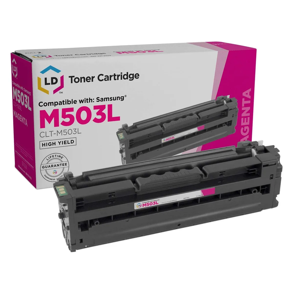 LD Products LD Products Compatible Toner Cartridge M503L CLT-M503L High Yield Magenta — product photo