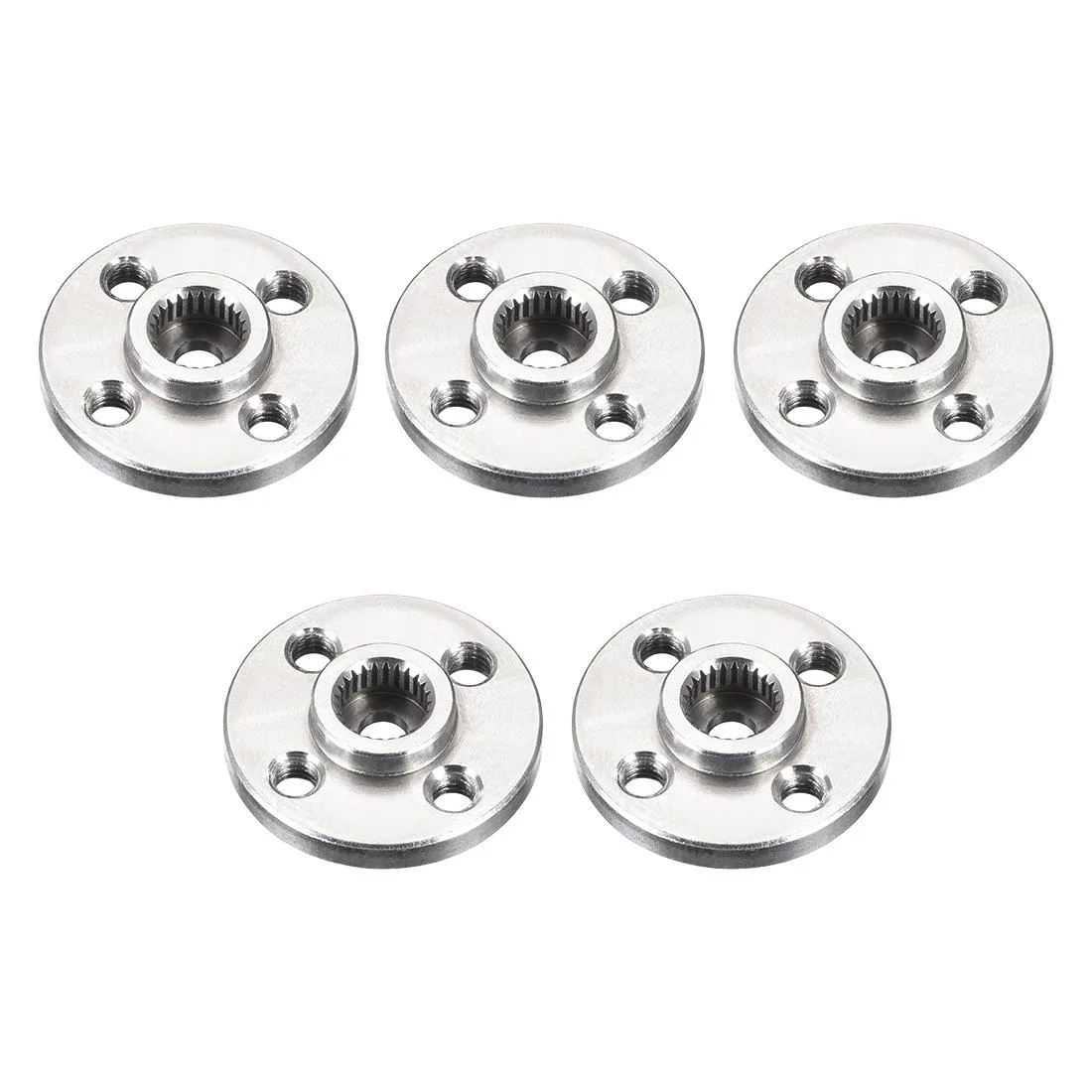 Unique-Bargains Unique-Bargains Servo Arm Horn 25T Silver 5pcs — product photo