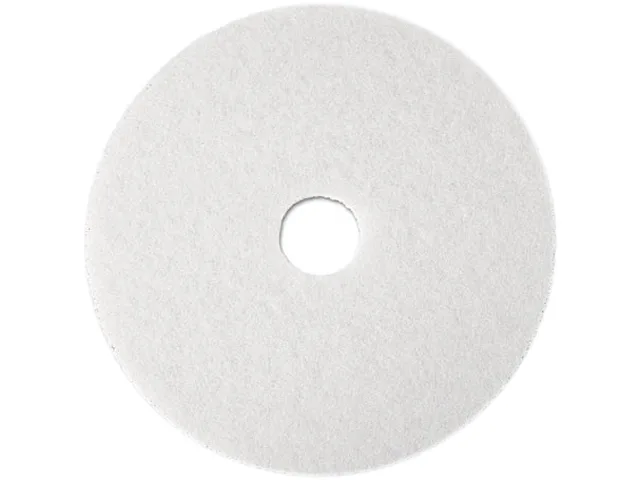3M 3M 8484 Super Polish Floor Pad 4100 20" White 5 Pack — product photo