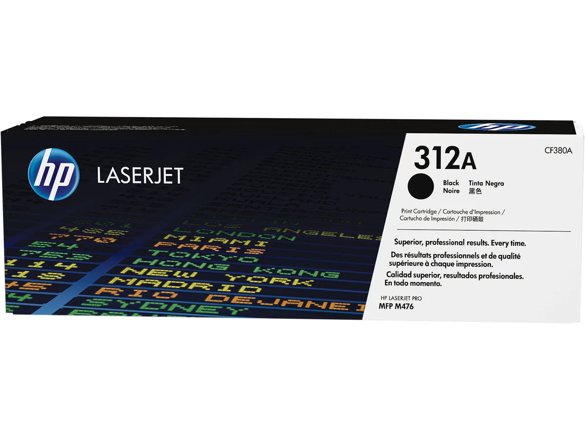 HP HP 312A Black Original LaserJet Toner Cartridge CF380A ~2,280 pages — product photo