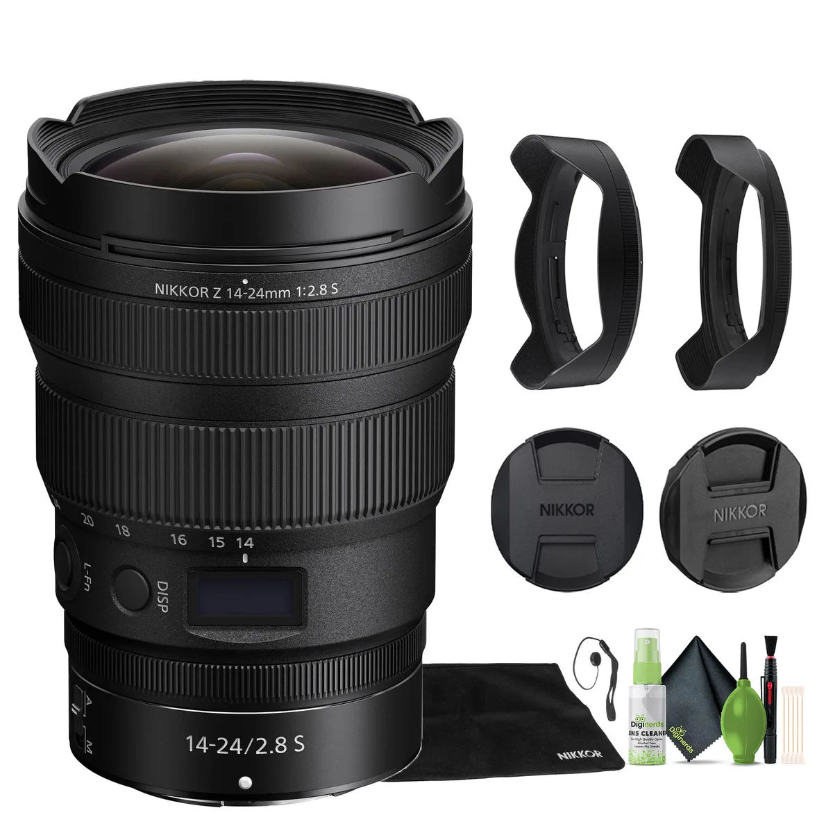 Nikon Inc Nikon NIKKOR Z 14-24mm f/2.8 S Zoom Lens + Cap Keeper Bundle — product photo