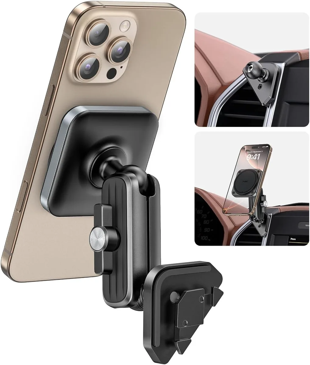 Keyence Keyence Magnetic Vent Mount Ford F-150 Super Duty Expedition iPhone 12-17 MagSafe 20 N55 Magnets 25N Force — product photo