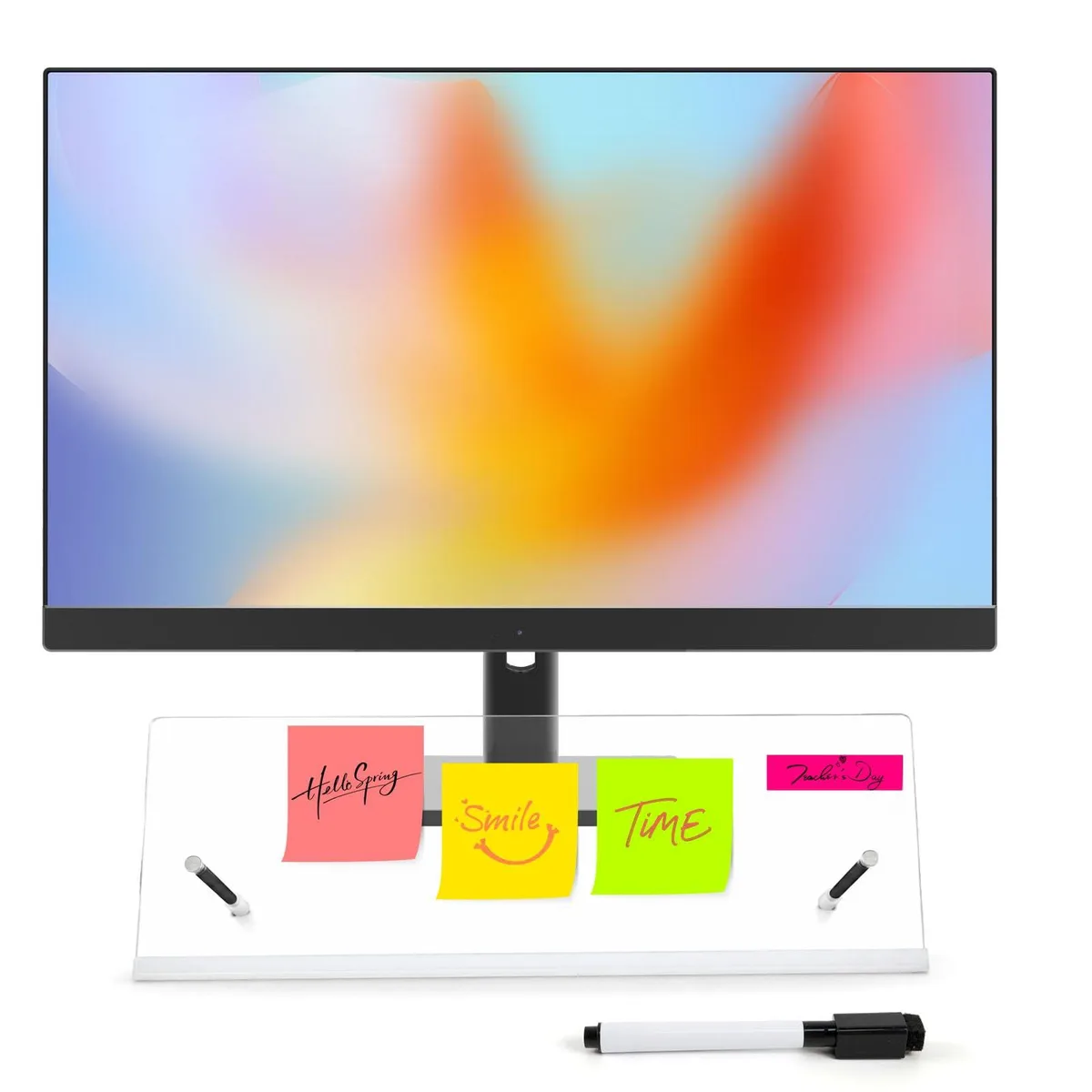  Hokoad Acrylic Monitor Memo Board Clear 14x5 inches — product photo