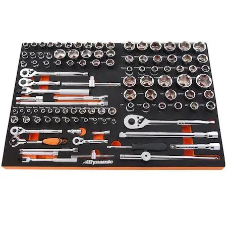 Dynamic Dynamic 108-Piece Socket &amp; Attachment Set with Foam — product photo