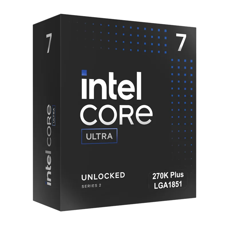 Intel Intel Core Ultra 7 270K Plus BX80768270K desktop processor — product photo