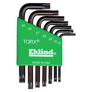 Eklind Eklind 11807 Torx nutdriver set T10–T40 short L-shaped — product photo