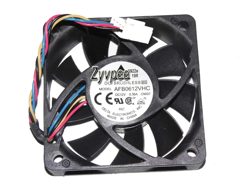 Zyvpee Zyvpee AFB0612VHC 60*15mm 4 Pin Case Fan — product photo