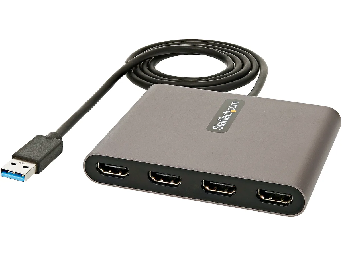 STARTECH STARTECH USB32HD4 USB 3.0 to 4 HDMI Adapter — product photo
