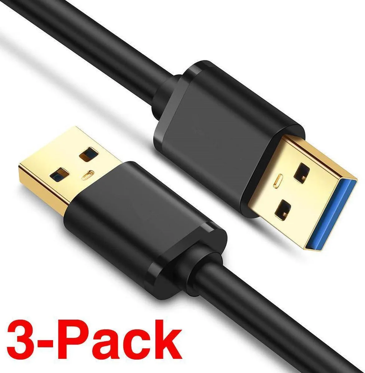 SMUGDESK SMUGDESK USB 3.0 A to A Cable 3-Pack 6.6ft — product photo