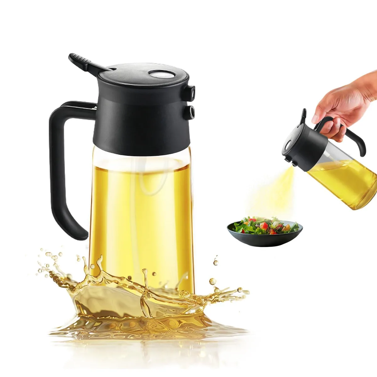  CozyInno Glass Oil Dispenser Sprayer 500ml 17oz — product photo