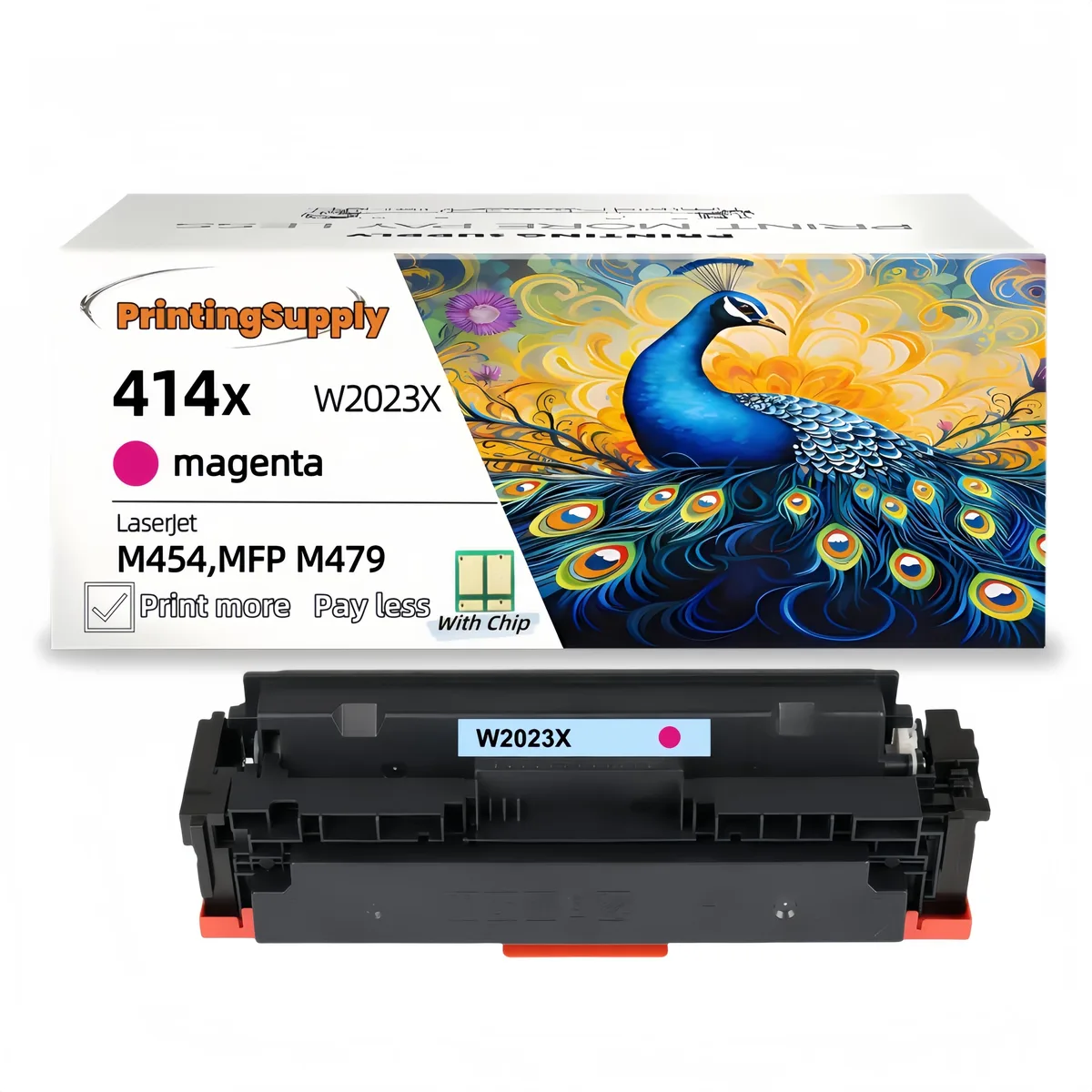 Ninestar Technology Ninestar Technology Magenta Toner Cartridge 414X W2023X High Yield 6000 Pages — product photo