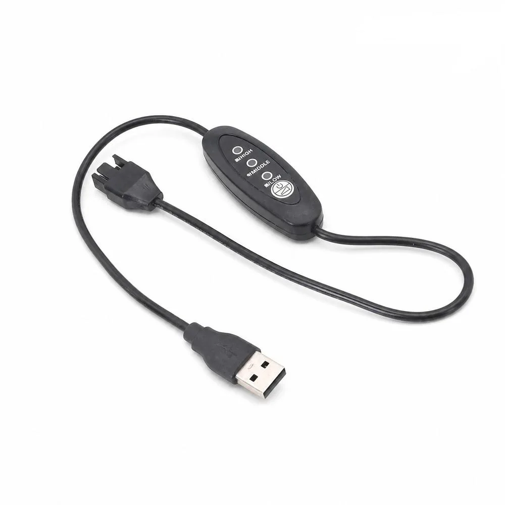 AJMRTC AJMRTC USB 5V to 12V Step-Up Fan Cable 3-Speed 4-Pin 50CM — product photo