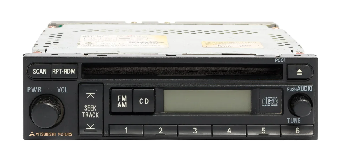 1 Factory Radio 1 Factory Radio MR587268 P001 AM FM CD Receiver for 2002-2004 Mitsubishi Diamante — product photo