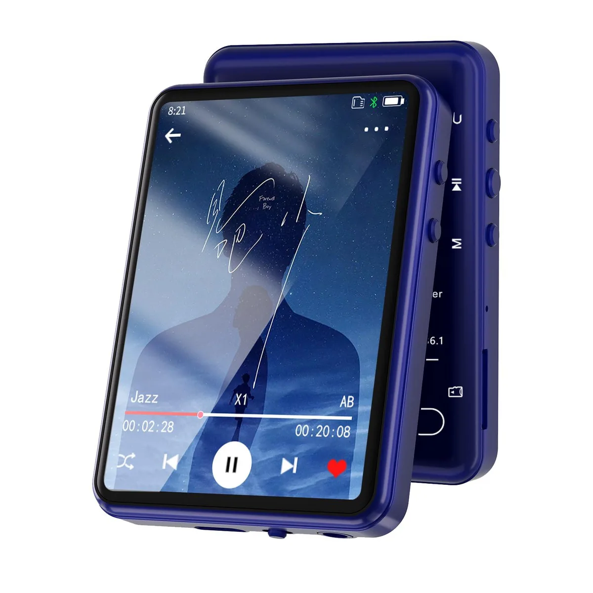  Tengsen C1 MP3 Player 64GB Blue 2.4" Touch Bluetooth 5.3 — product photo
