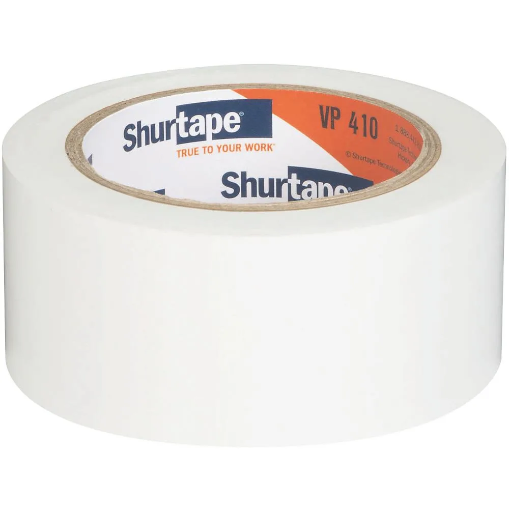 SHURTAPE TECHNOLOGIES, INC. SHURTAPE TECHNOLOGIES, INC. VP-410 Vinyl Film Tape White 2 in x 36 yds — product photo