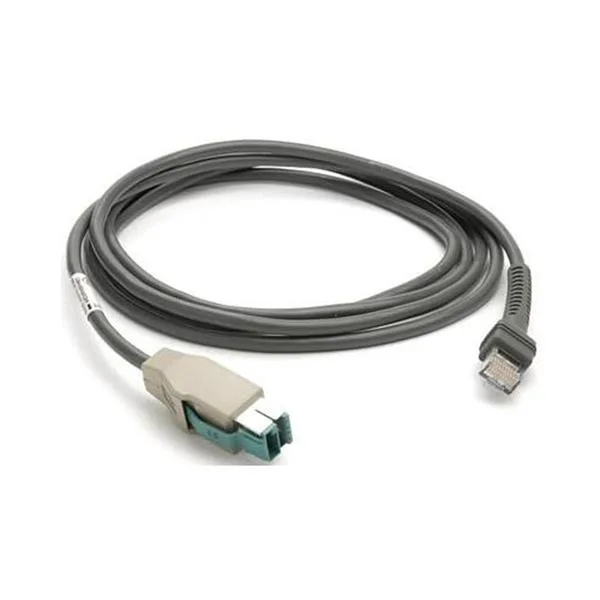 Motorola Motorola CBA-U27-S09EAR pos accessory 9 ft straight shielded USB Power Plus EAS cable — product photo