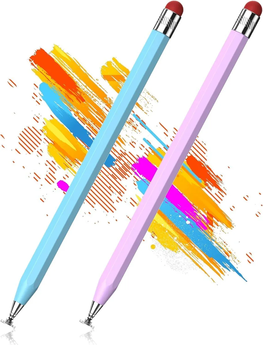  DAXINGXING 2-pack Stylus Light Blue/Pink Purple 6.3 in 16.9g — product photo