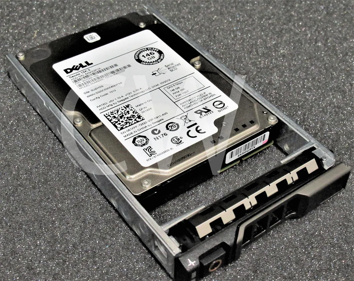 DELL DELL SAVVIO ST9146853SS 146GB 15000RPM 2.5 SAS internal hard drive — product photo