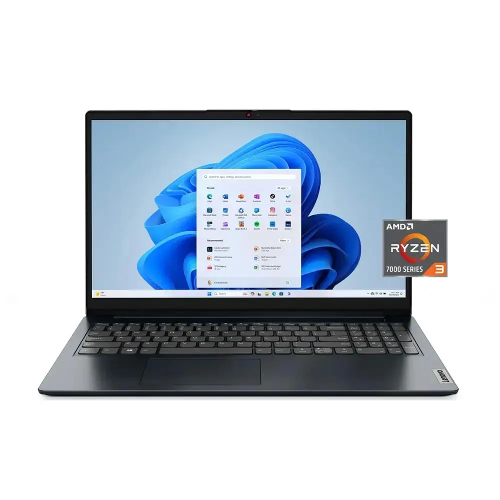 Lenovo Lenovo IdeaPad 1 15.6" FHD Laptop Ryzen 3 7320U 4GB 128GB SSD Abyss Blue — product photo