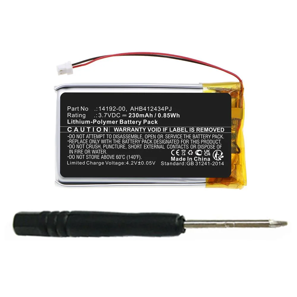 MPF Products MPF Products 14192-00 Battery 3.7V 230mAh 0.85Wh for Jabra Pro 9400 9450 9460 9465 9470 — product photo