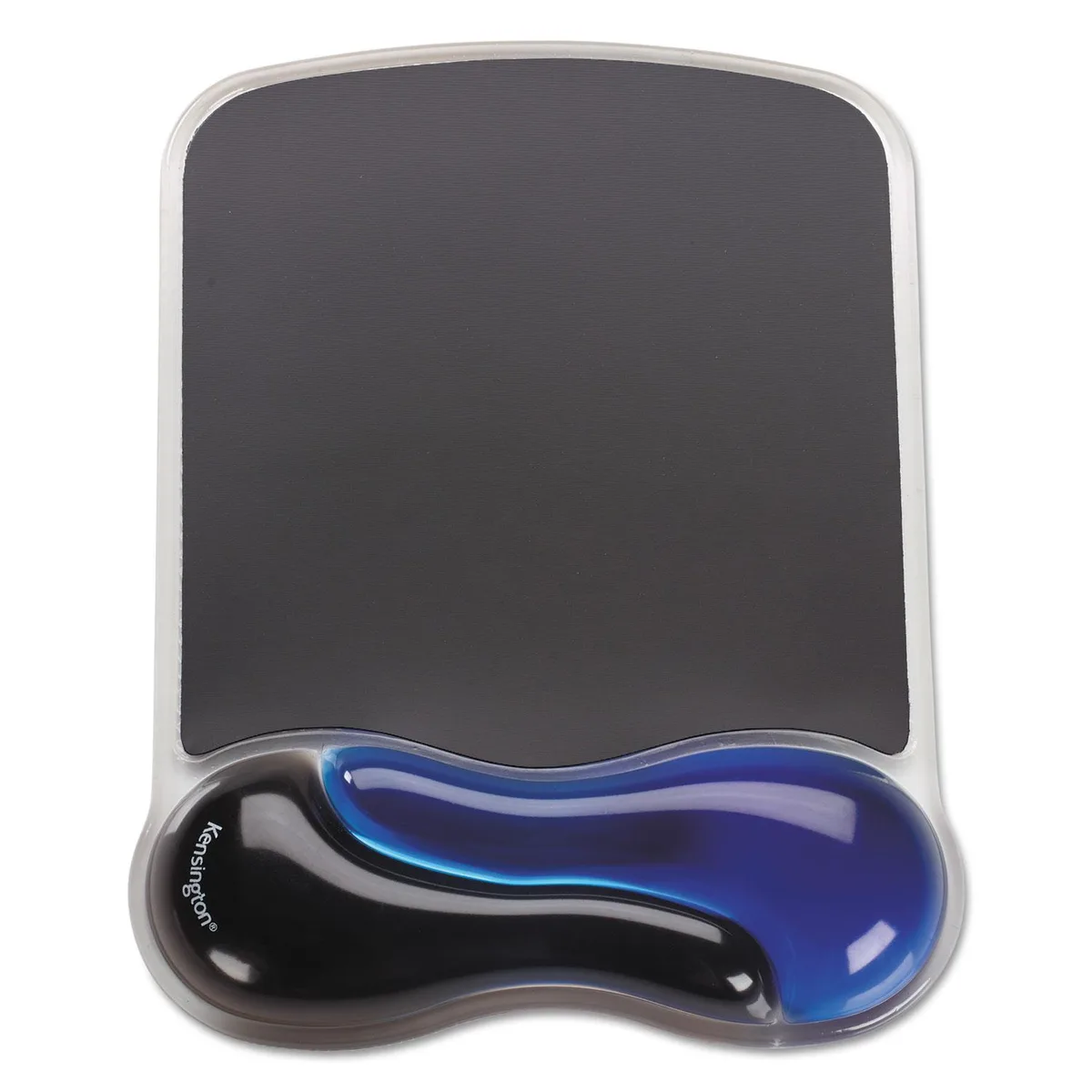 ACCO ACCO K62401AM Kensington Duo Gel Wave Mouse Pad Wrist Rest Blue 62401 — product photo