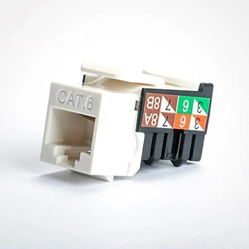 Vertical Cable Vertical Cable V-Max CAT6 Keystone Jack White 25-Pack — product photo