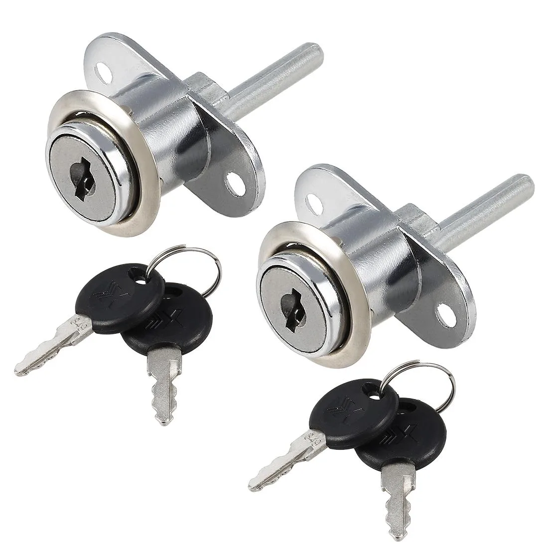 Unique-Bargains Unique-Bargains 19mm Cylinder Drawer Lock Keyed Different 2pcs — product photo