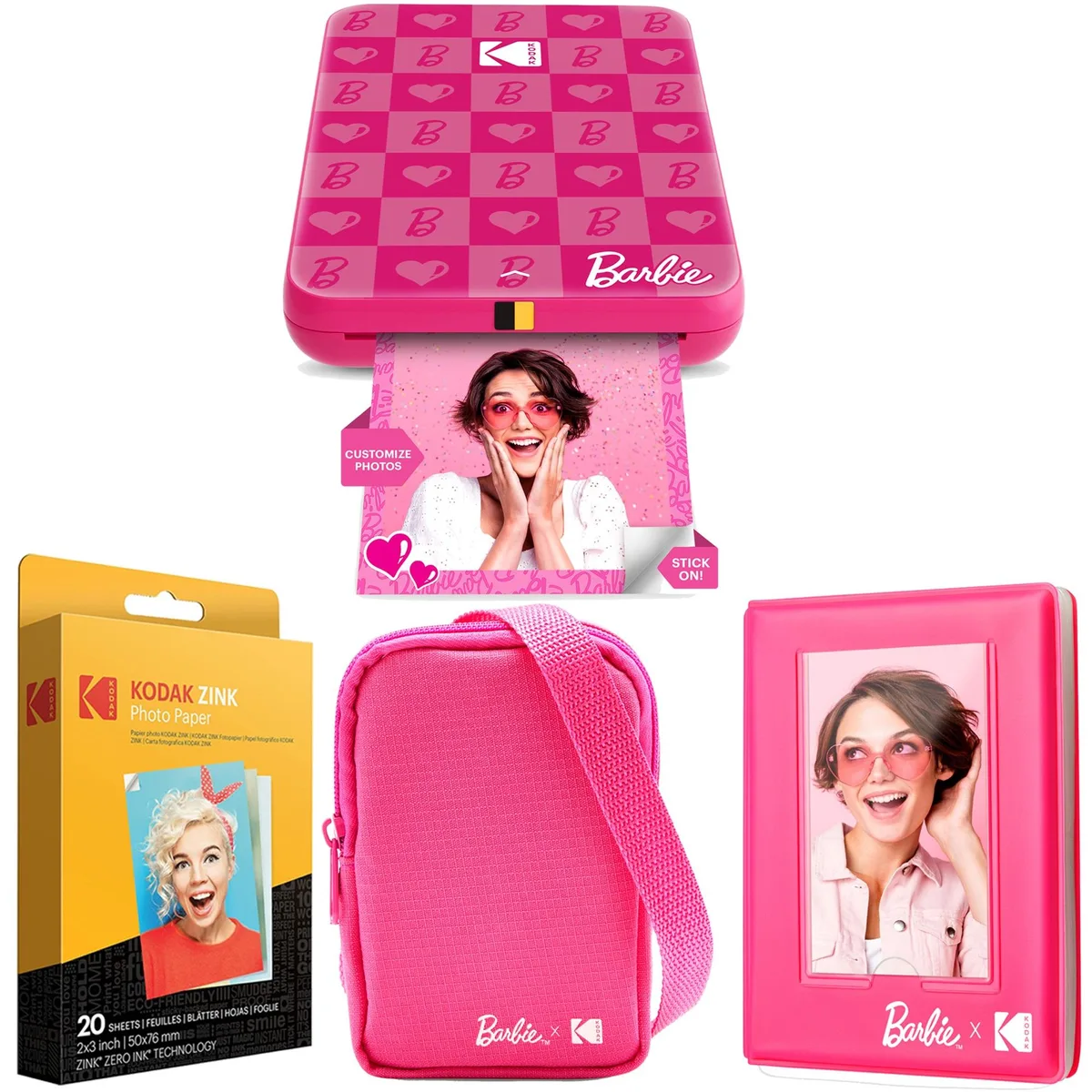 Kodak Kodak Step Slim Instant Photo Printer Barbie Edition Pink — product photo