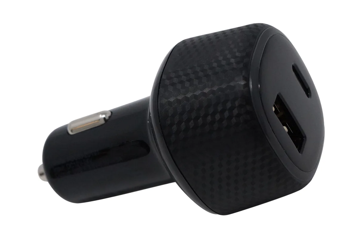 PPA International PPA International Car Charger 63W Dual Port USB-C PD 45W USB-A QC 18W Black — product photo