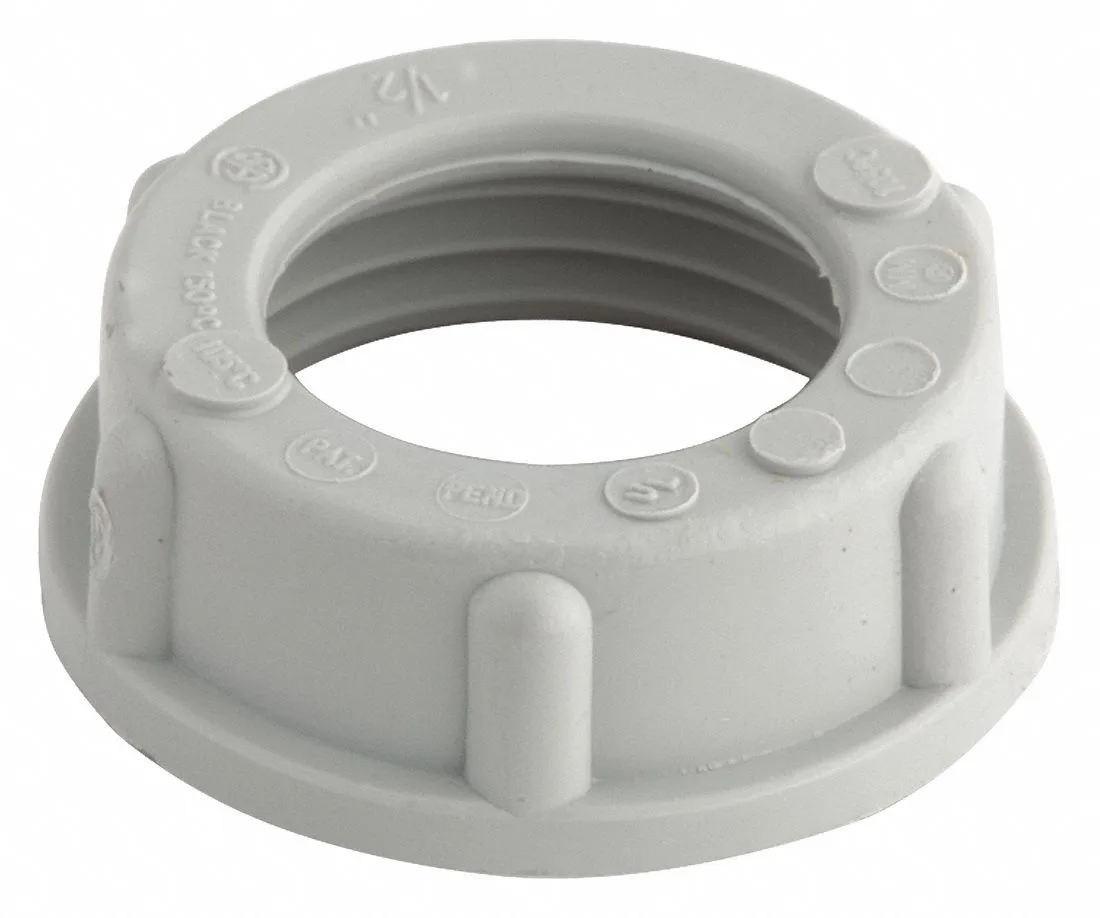 Hubbell Incorporated Hubbell Incorporated RACO 1402 IMC Bushing 1/2 in Threaded Plastic Gray — product photo