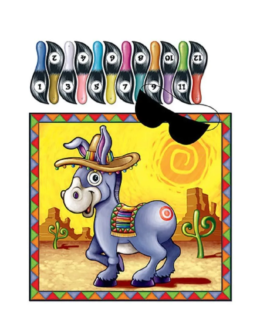  Donkey Game Party Accessory with Mask and 12 Tails — product photo