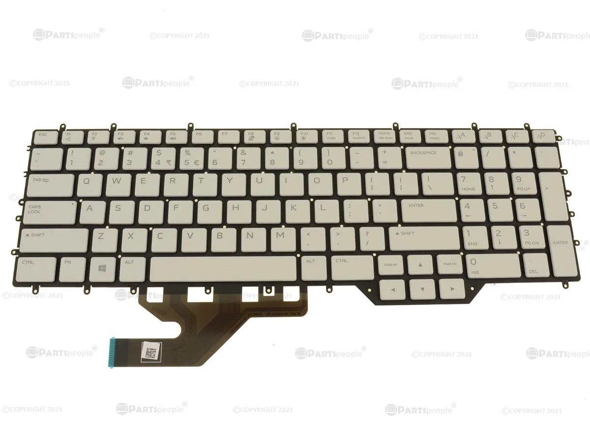 DELL DELL Alienware m17 R2 RGB Backlit Keyboard US Intl CRK5J Gray — product photo
