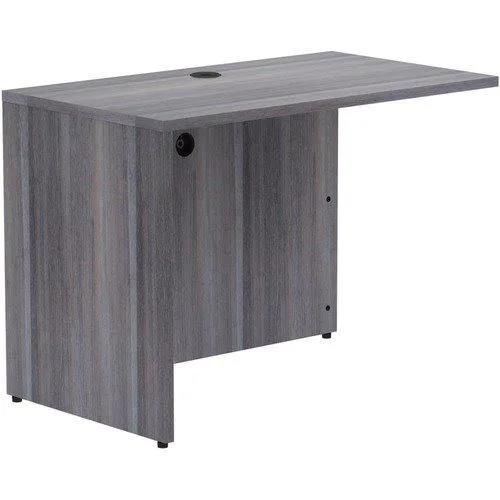 Lorell Lorell 69555 Return Shell Desk 42x24x29 Weathered Charcoal — product photo