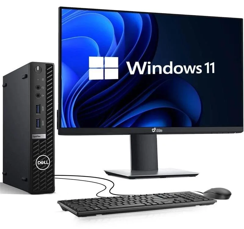 DELL DELL OptiPlex 7010 Tiny i5-13500T 16GB 256GB 24" Monitor — product photo