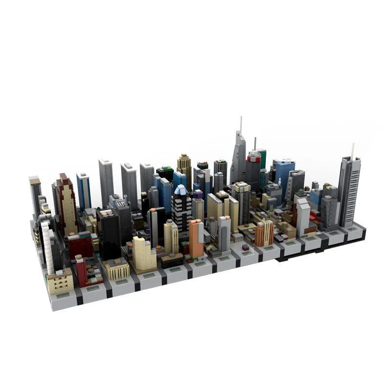 ZITIANYOUBUILD ZITIANYOUBUILD MOC-228992 1/800 Scale Theater District Times Square Building Blocks Set 6086PCS — product photo