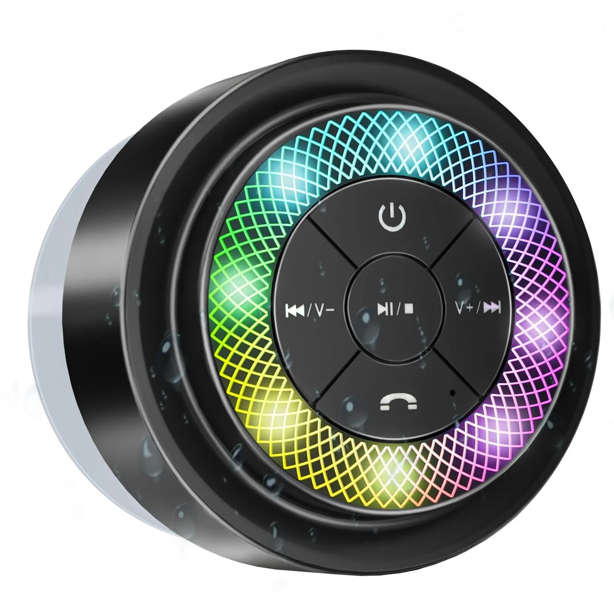 No Sew No Sew F012C Black portable speaker 1.5 in 22 KHz Bluetooth 5.3 IP67 — product photo