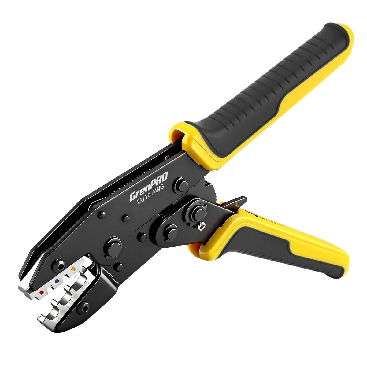  Klein Tools 073502C Ratcheting Crimper Kit AWG 22-10 230 mm — product photo
