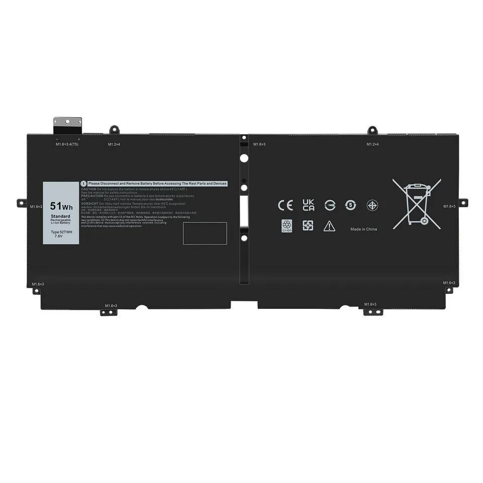 DELL DELL 52TWH 51Wh 7.6V laptop battery — product photo