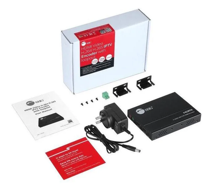 SIIG, Inc SIIG, Inc CE-H27511-S1 1080p HDMI H.264/H.265 Video Capturing Device — product photo