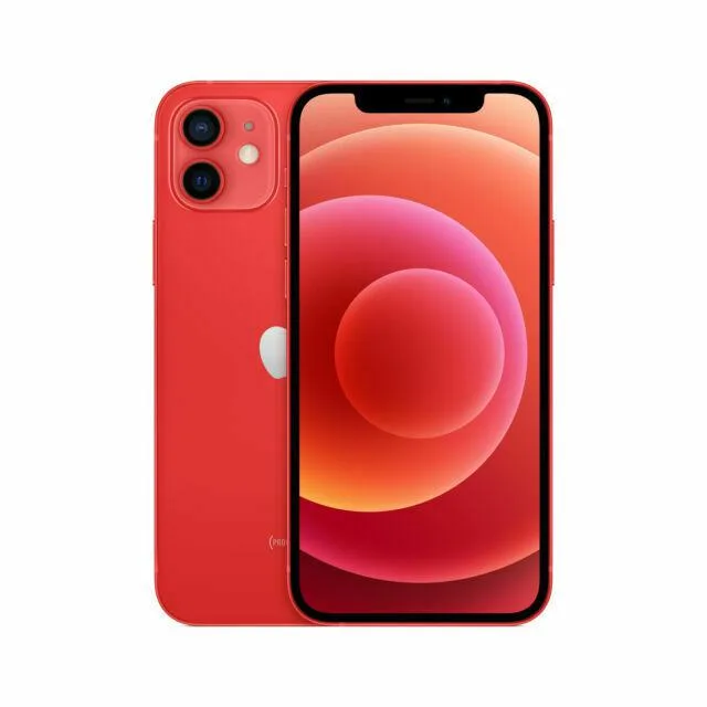 Apple Apple iPhone 12 A2172 64GB Red cell phones - unlocked — product photo