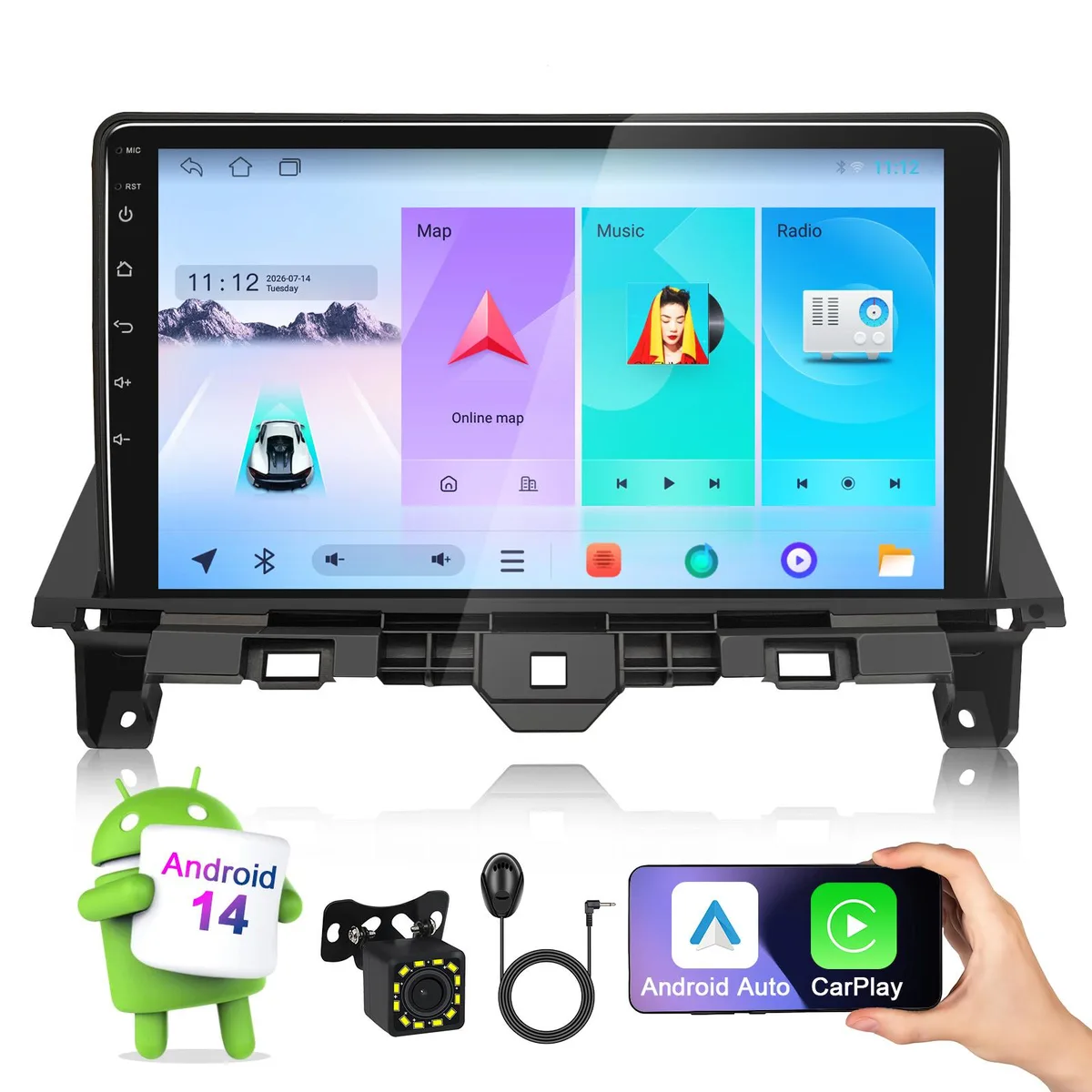 KSPIV KSPIV 10 Inch Head Unit Honda Accord 2008-2012 4G+64GB — product photo