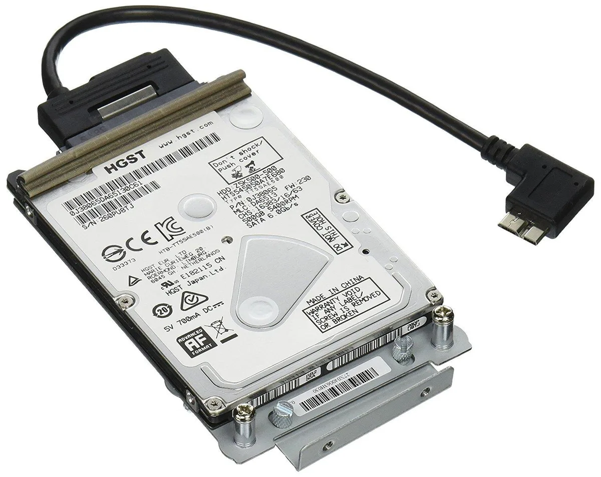 Black Lexmark 27X0400 500+ GB hard disk drive